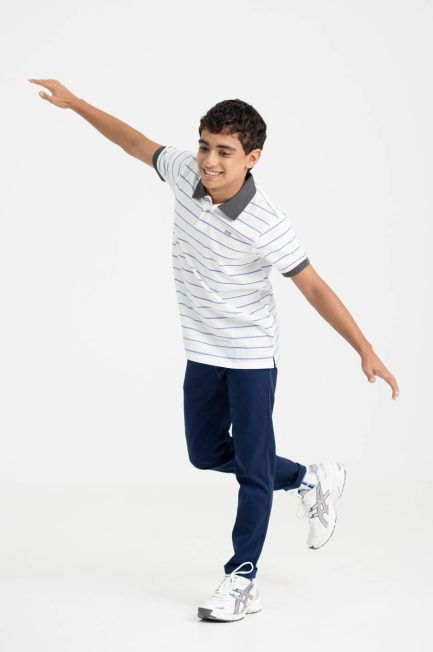 Boys' Stripe Assorted Polo T- Shirt